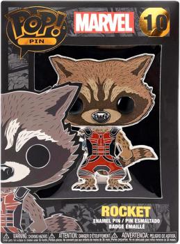 FUNKO POP PIN MARVEL Rocket 10